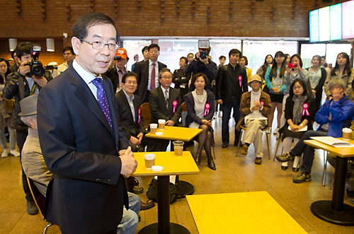 제35회 서울연극제,개막식 6.4 지방선거 박원순 정몽준 이혜훈