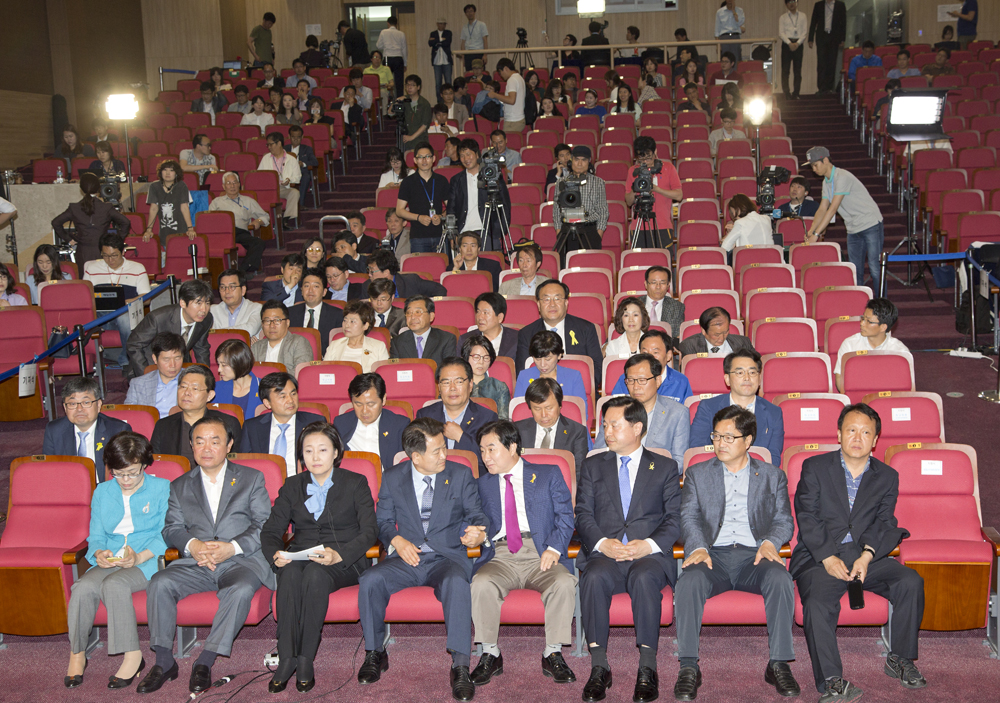 정치/정당/새정치민주연합/개표상황실/개표방송