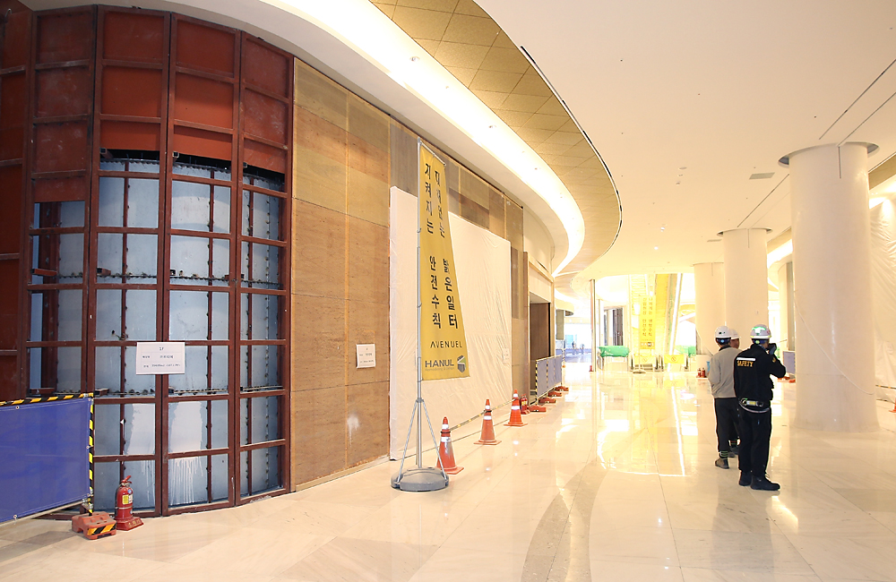 박원순 제2롯데월드 현장방문