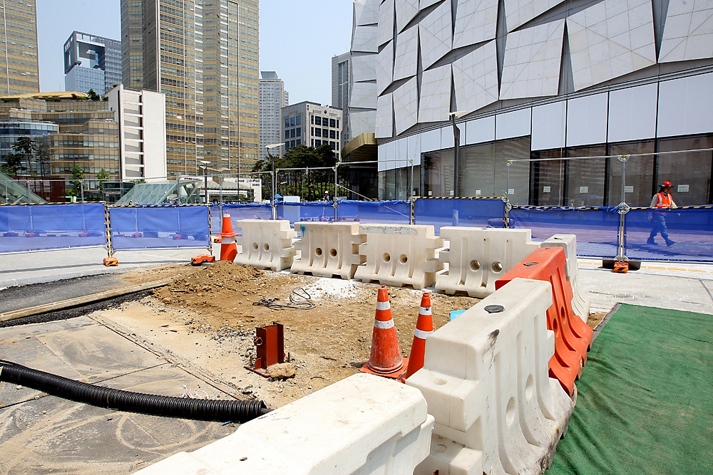 박원순 제2롯데월드 현장방문