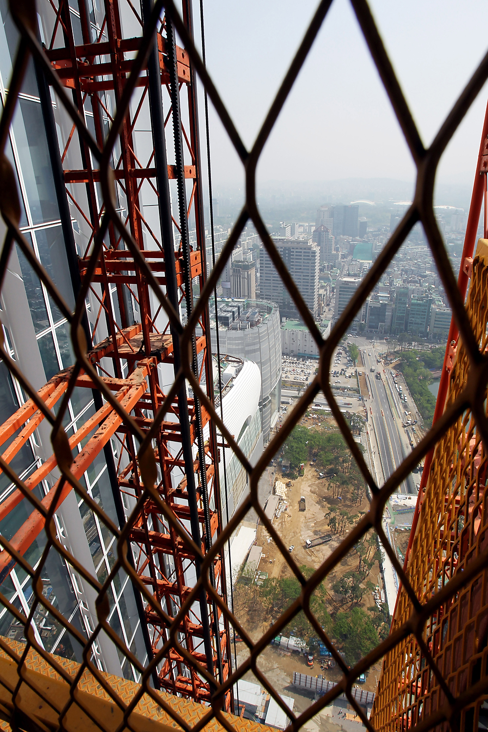 박원순 제2롯데월드 현장방문