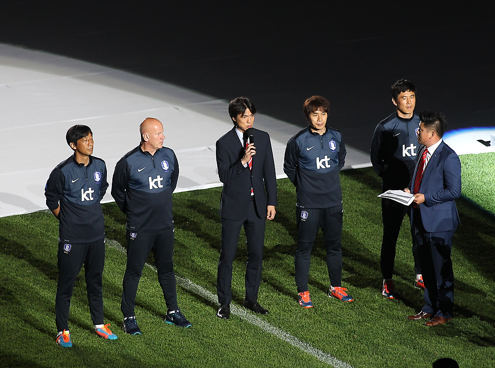 한국축구대표팀,2014 브라질 월드컵 출정식