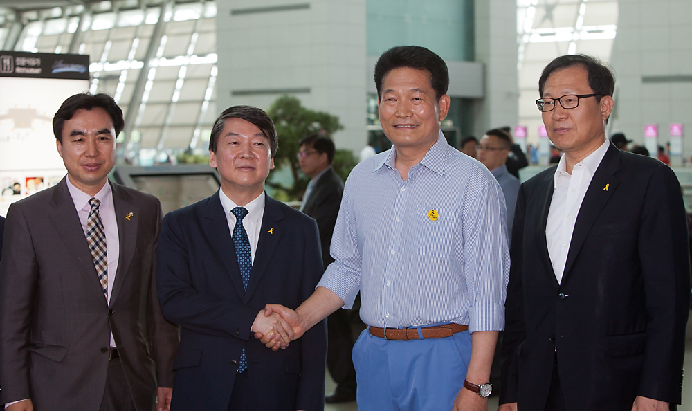 6.4지방선거/사전투표소/인천국제공항/송영길/안