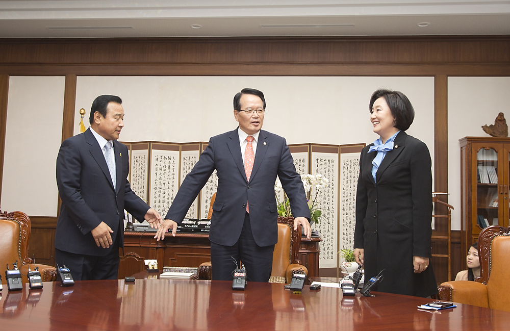 정치/국회/국회의장/양당원내대표