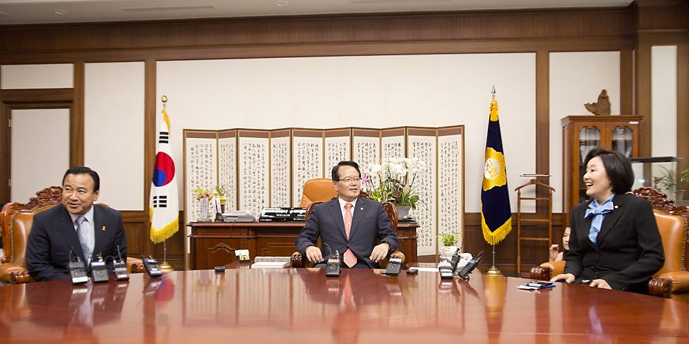 정치/국회/국회의장/양당원내대표