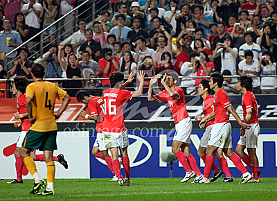 축구/대한민국/호주/친선경기/남아공/월드컵/2010/이정수/기성용