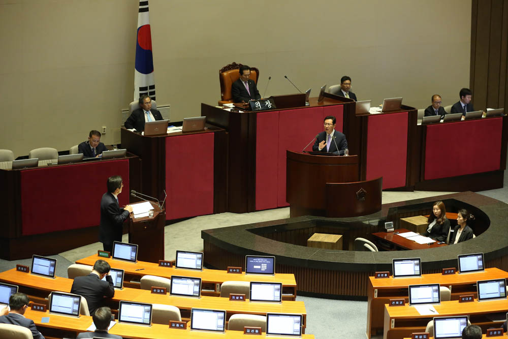 정치/국회/사드배치/긴급현안질문/질문자/