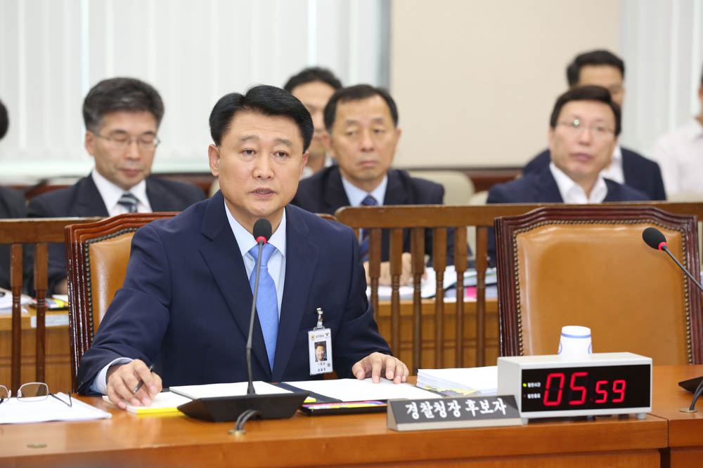 정치/국회/이철승/경찰청장/인사청문회