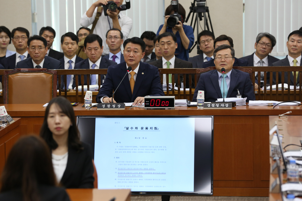 정치/국회/국정감사/경찰청장/이철성