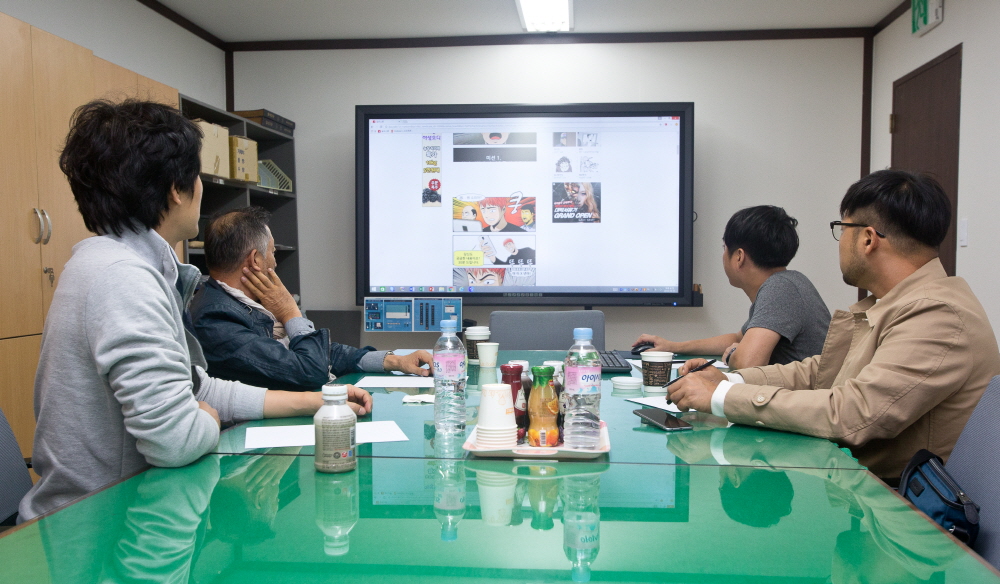 만화공모전 심사;일요신문만화공모전심사;심사;이현세;이종규;김형남;진현태