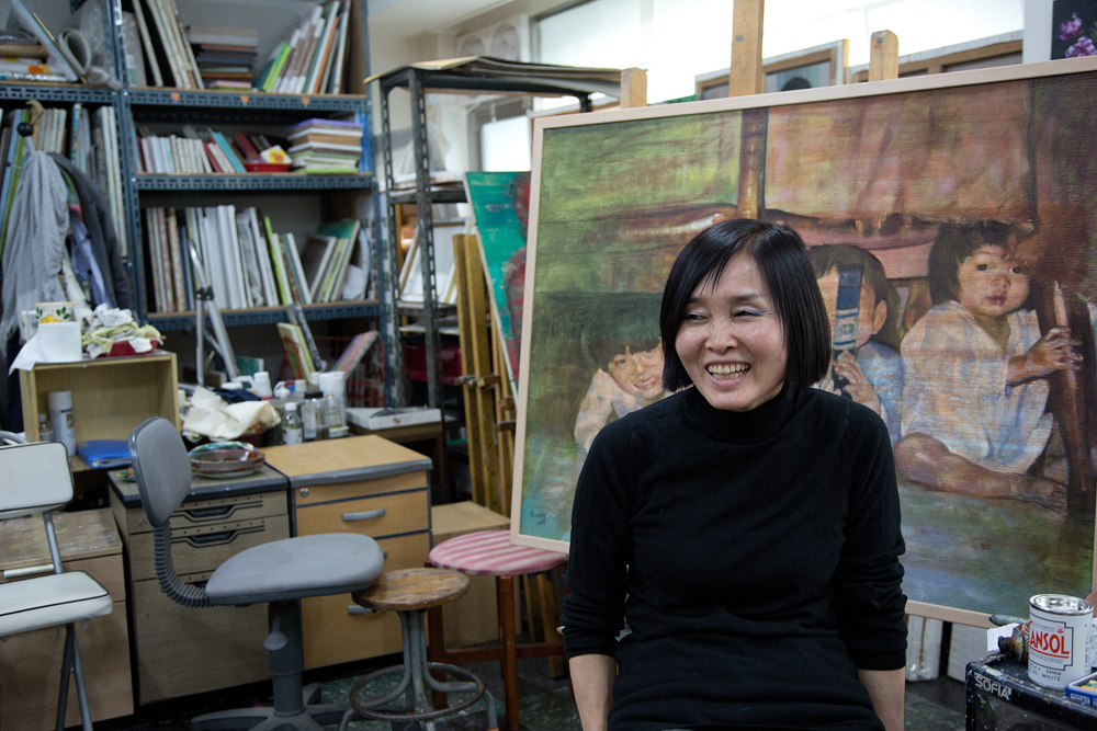 문화;회화;그림;화가;화백;작가;손미량;그레이징;스프마토;투명겹침