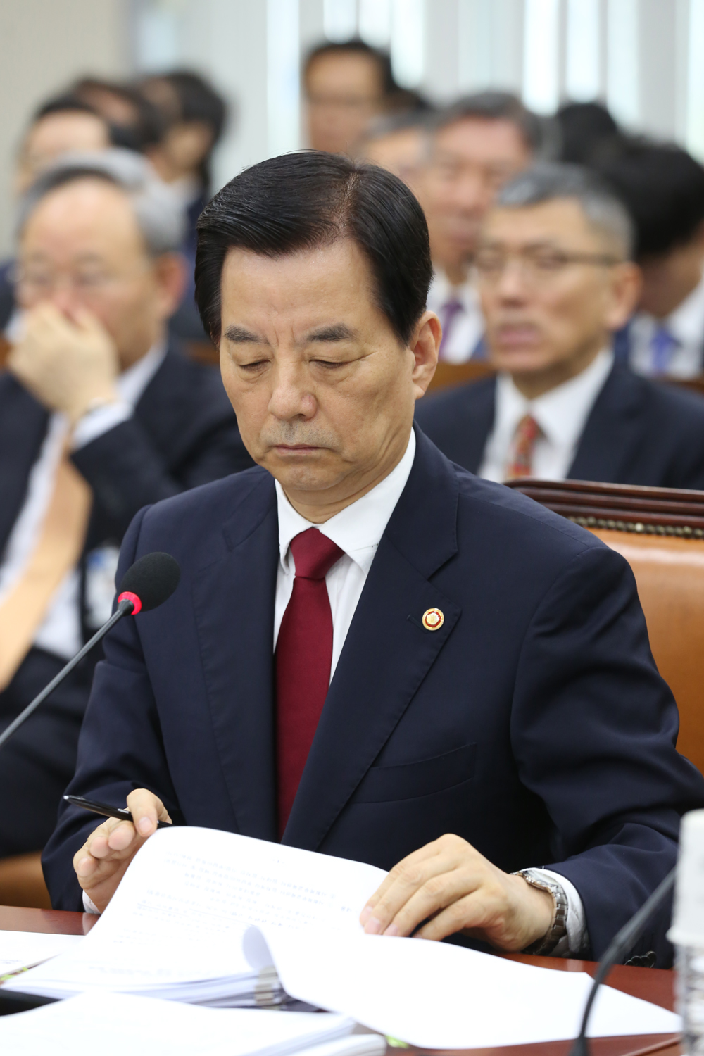 정치;국정감사;국방부;한민구