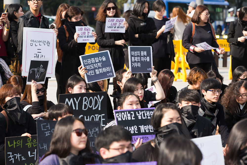 사회/시위/집회/페미니즘/남혐/페미니스트/낙태