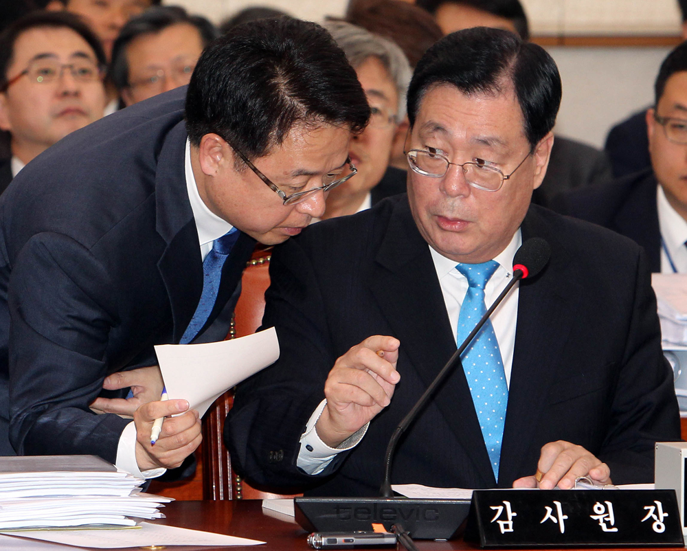 정치;국회;감사원장;국정감사;황찬현