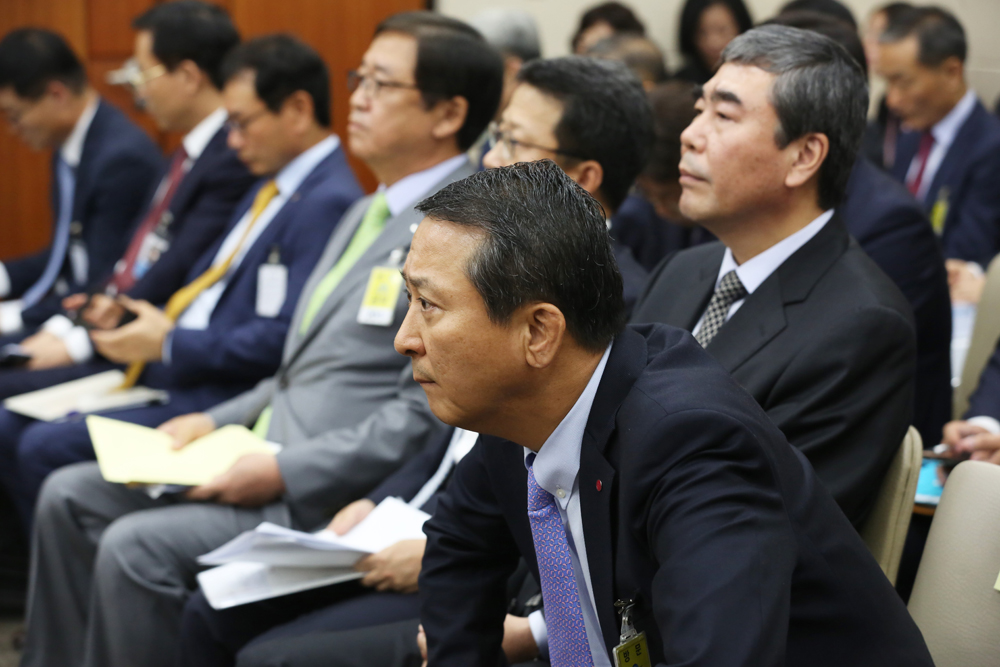 정치;국회;국정감사;한미약품;정무위원회 증인;권영수