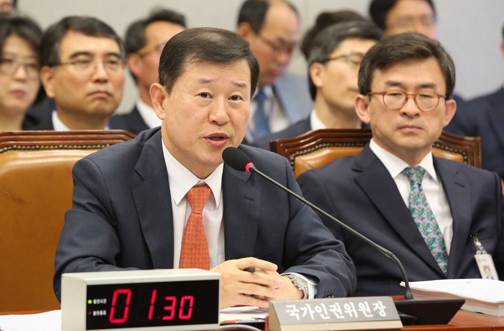 정치;국회;국정감사;운영위원회;국가인권위원회;이성호