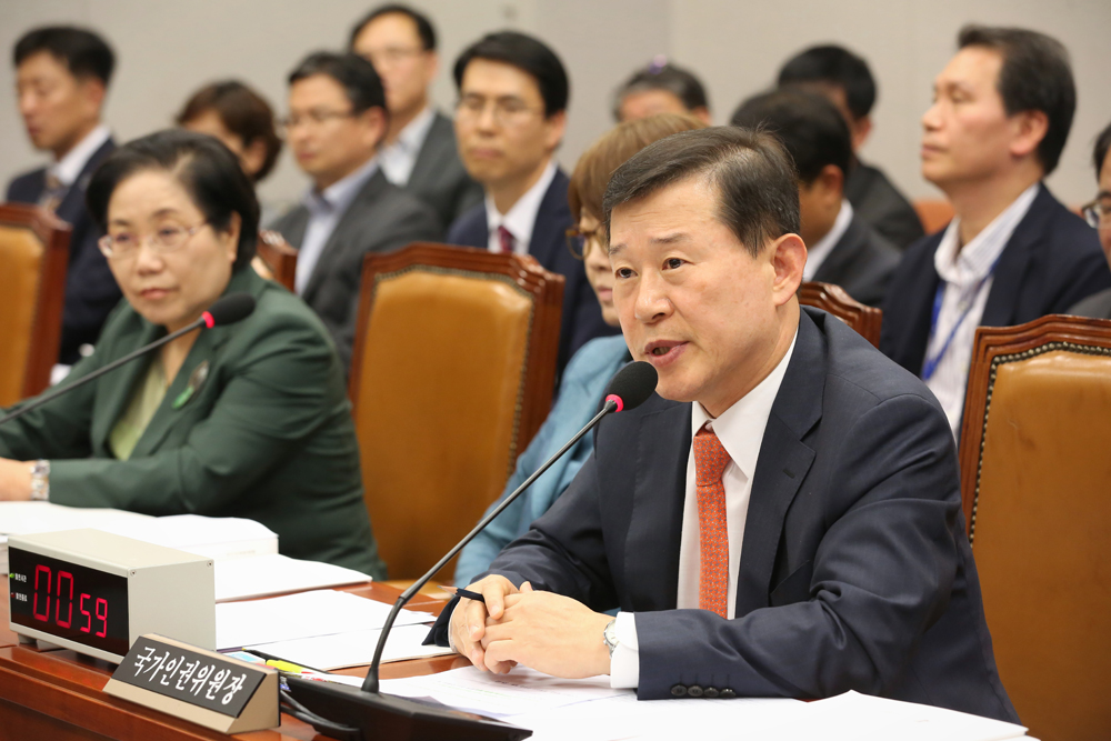 정치;국회;국정감사;운영위원회;국가인권위원회;이성호