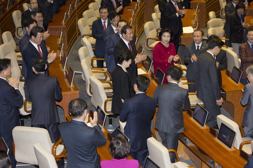 정치;국회;박근혜;시정연설;개헌