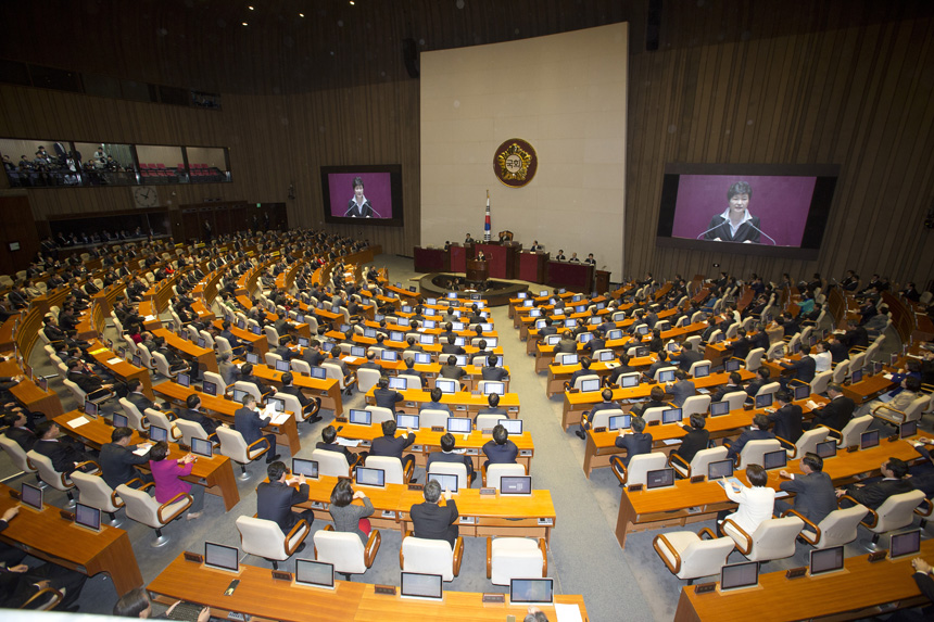 정치;국회;박근혜;시정연설;개헌