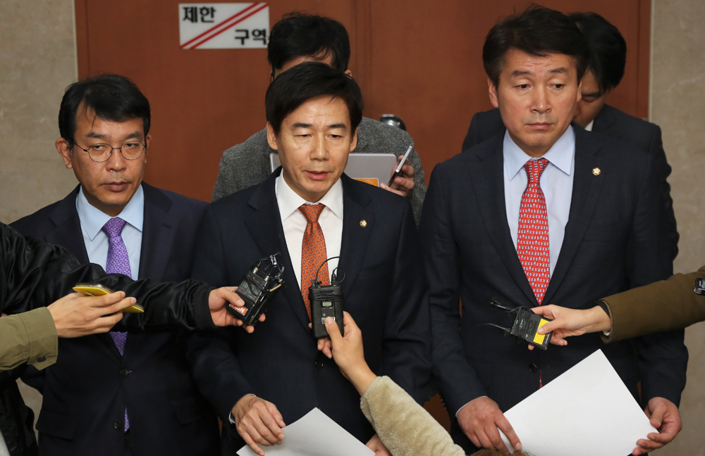 정치;국회;야3당원내대표;원내대변인
