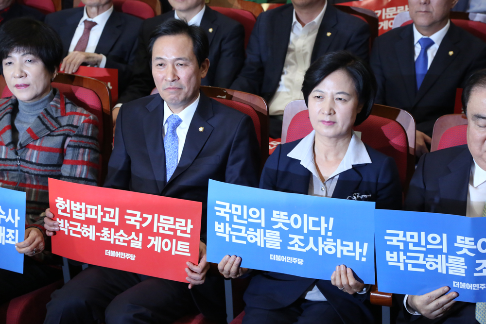 정치;국회;민주당;더불어민주당;박근혜최순실게이트진상규명국민보고대회