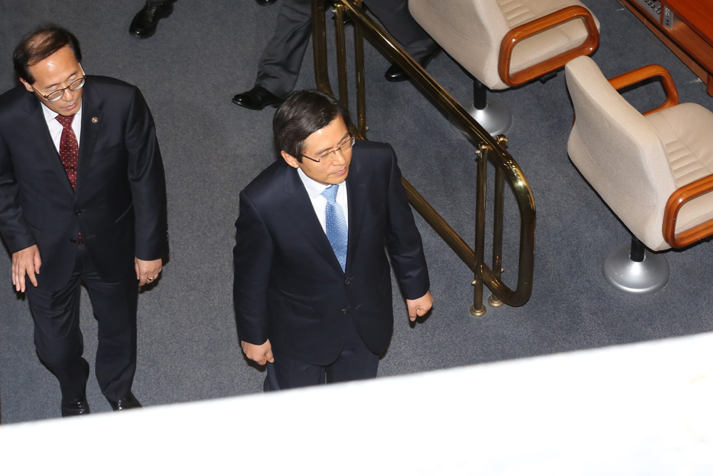 정치;국회;대정부질문;황교안