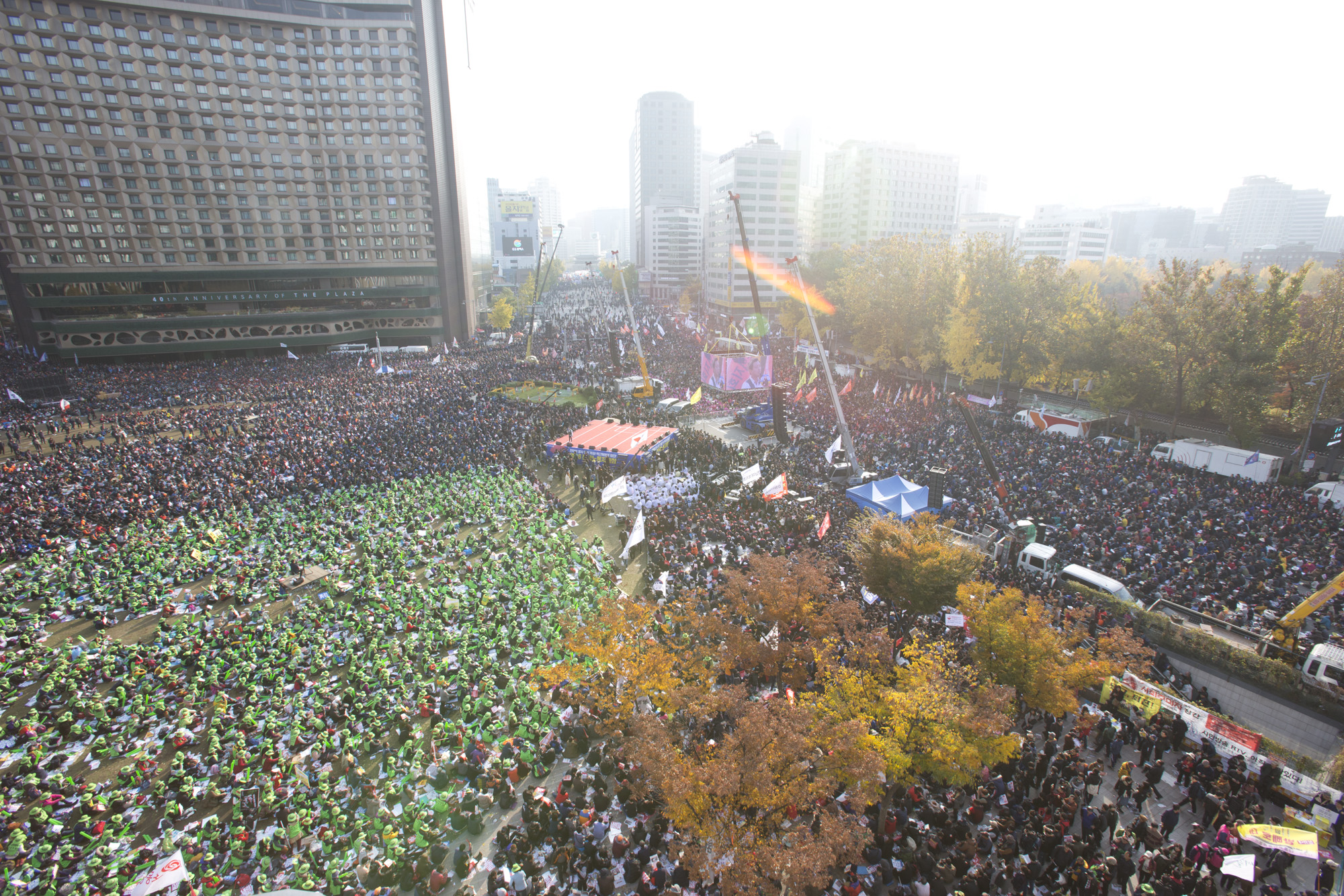 사회;사건;사고;광화문집회;시청광장;시청;잔디광장;민노총;촛물집회;촛불;촛불시위