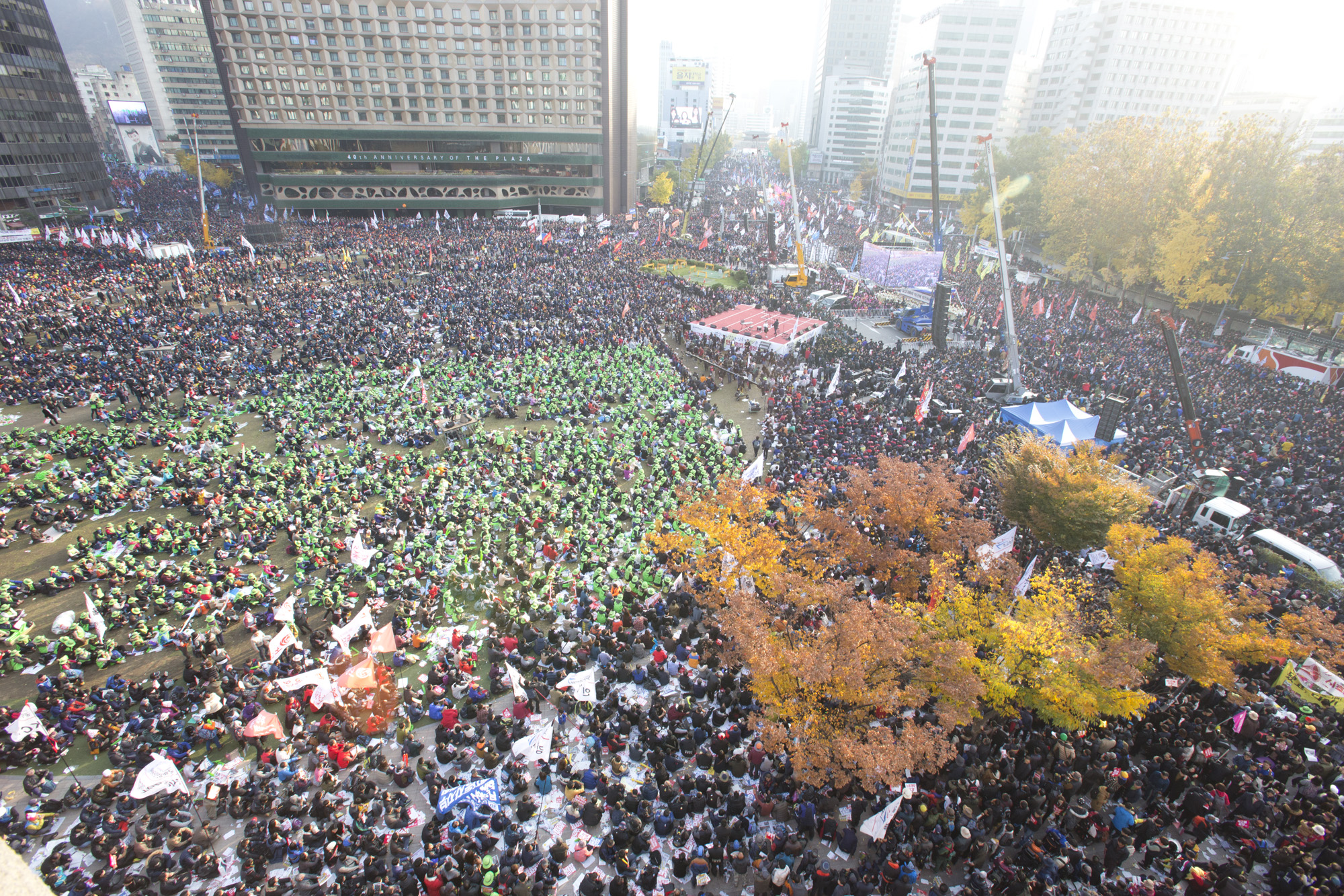 사회;사건;사고;광화문집회;시청광장;시청;잔디광장;민노총;촛물집회;촛불;촛불시위;농민;상여