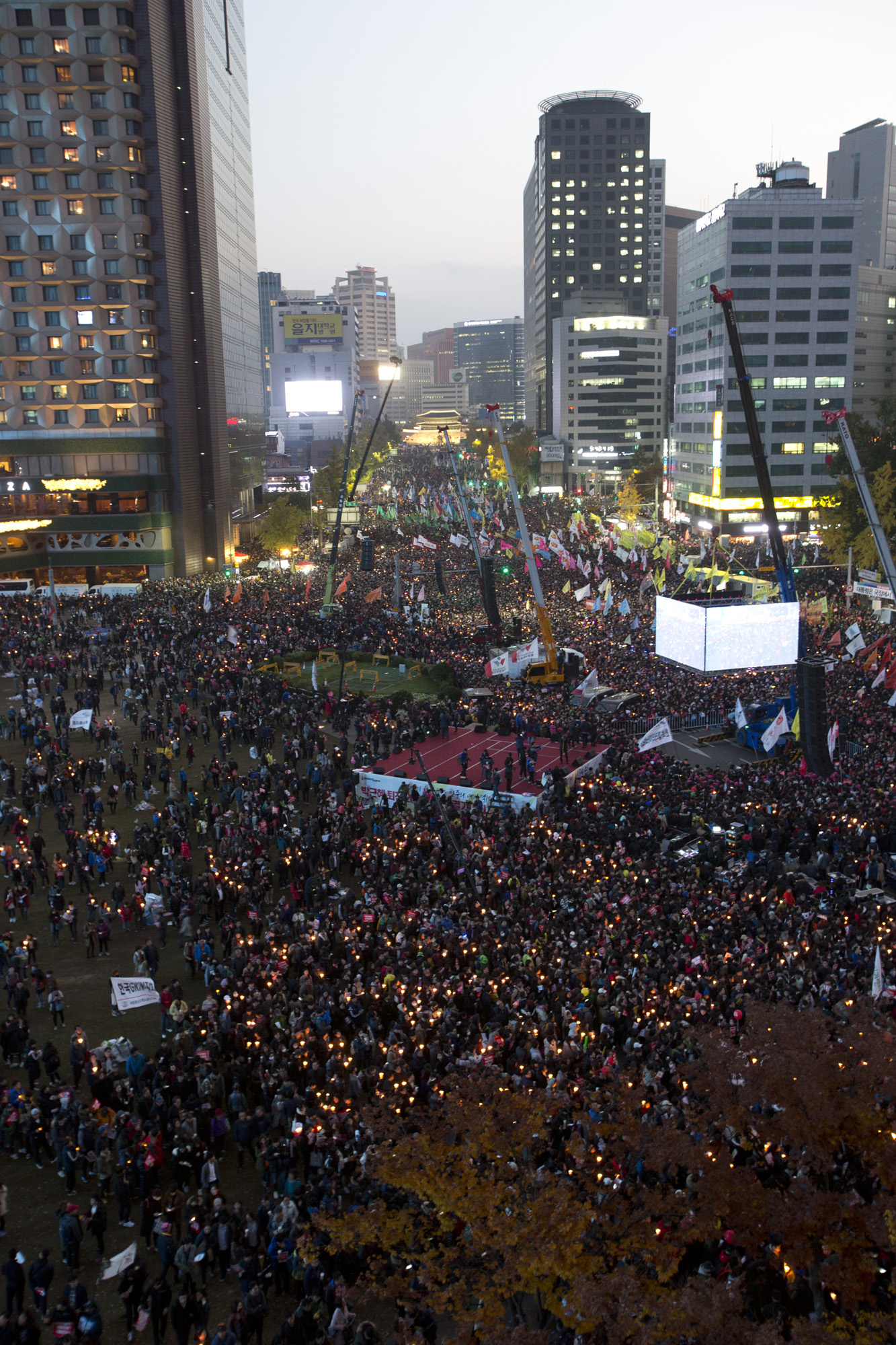 사회;사건;사고;광화문집회;시청광장;시청;잔디광장;민노총;촛물집회;촛불;촛불시위