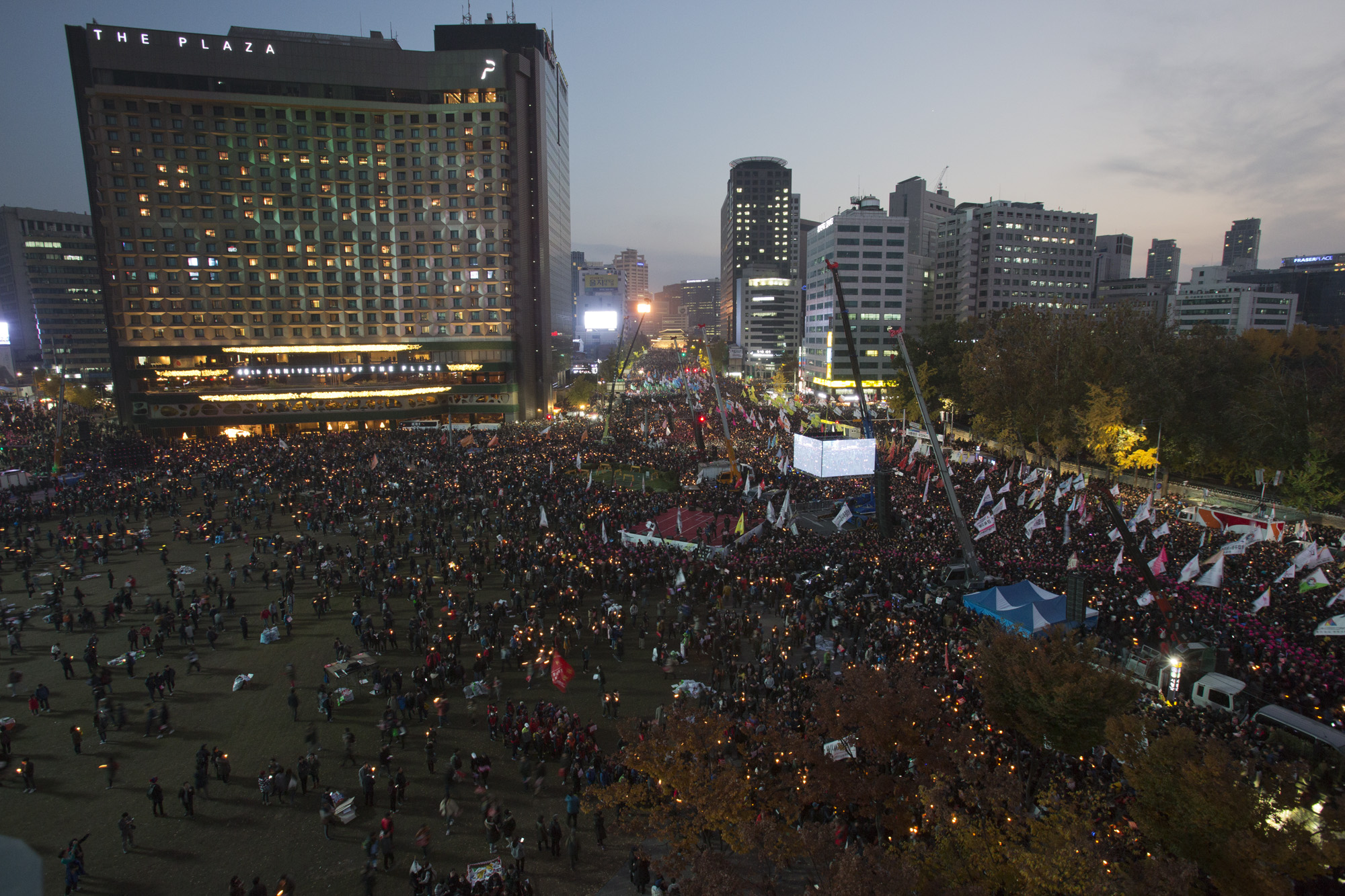 사회;사건;사고;광화문집회;시청광장;시청;잔디광장;민노총;촛물집회;촛불;촛불시위