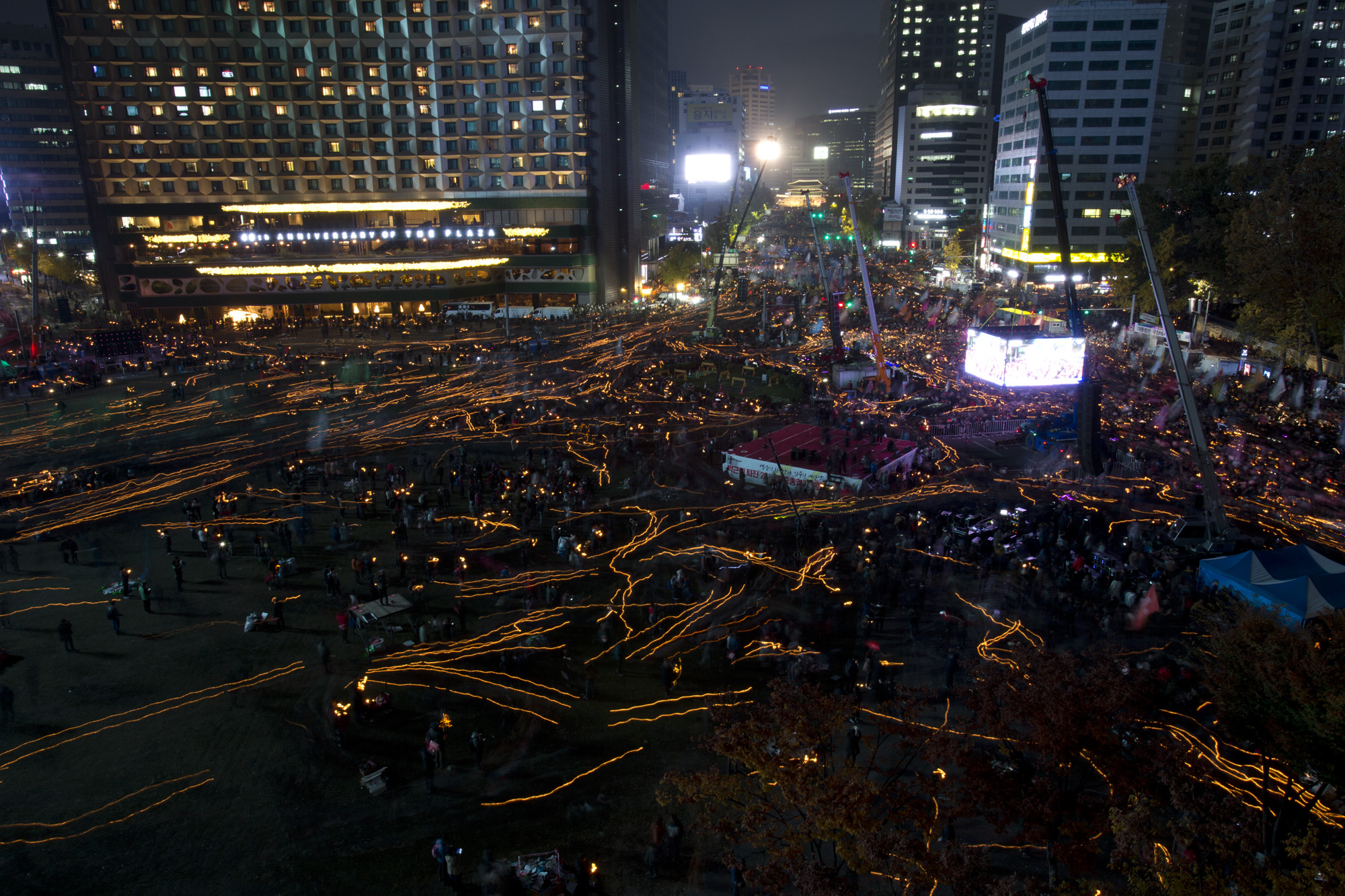 사회;사건;사고;광화문집회;시청광장;시청;잔디광장;민노총;촛물집회;촛불;촛불시위