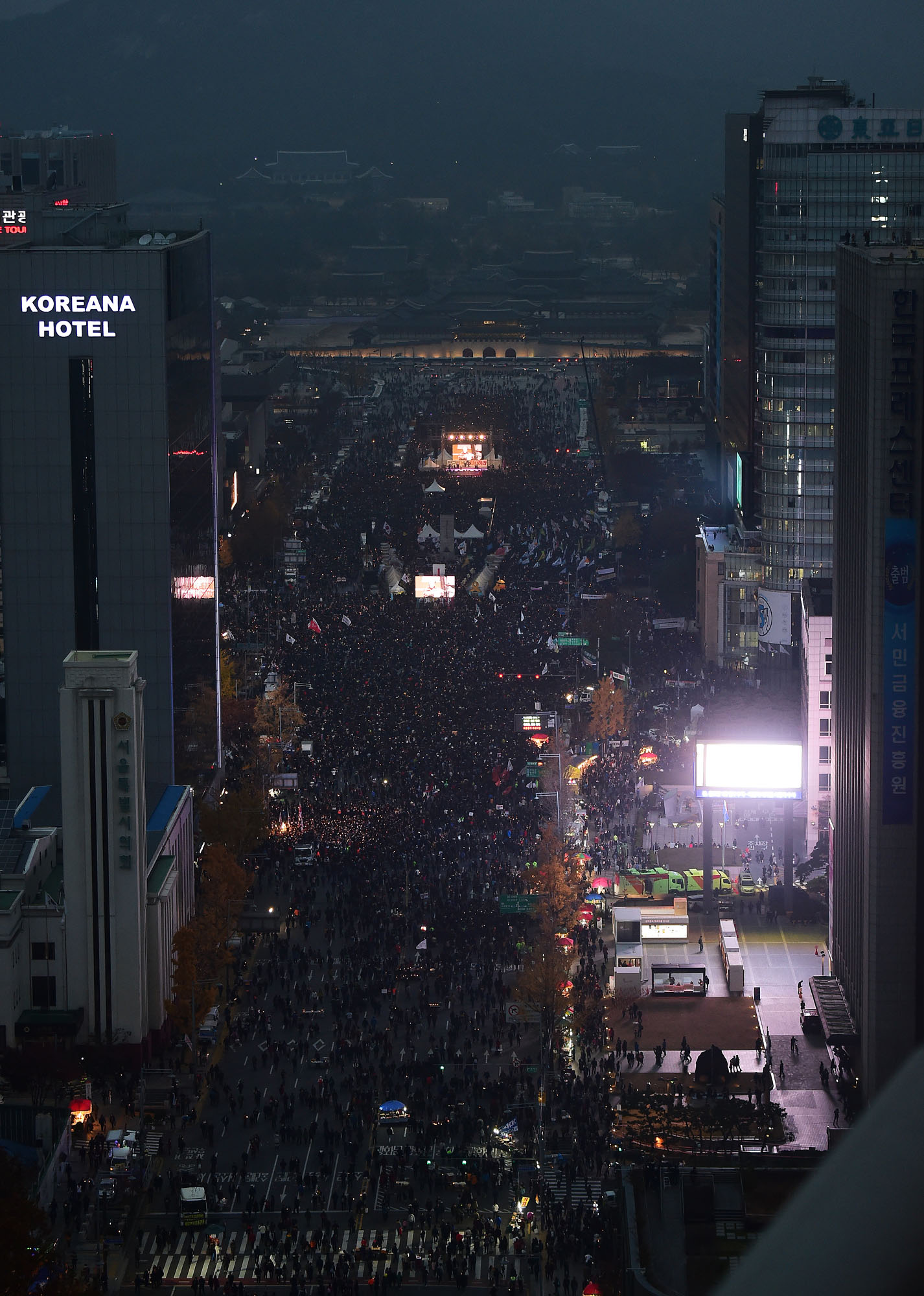 집회;시위;제4차촛불집회;촛불;촛불집회;촛불문화제;광화문;민중총궐기;최순실;박근혜