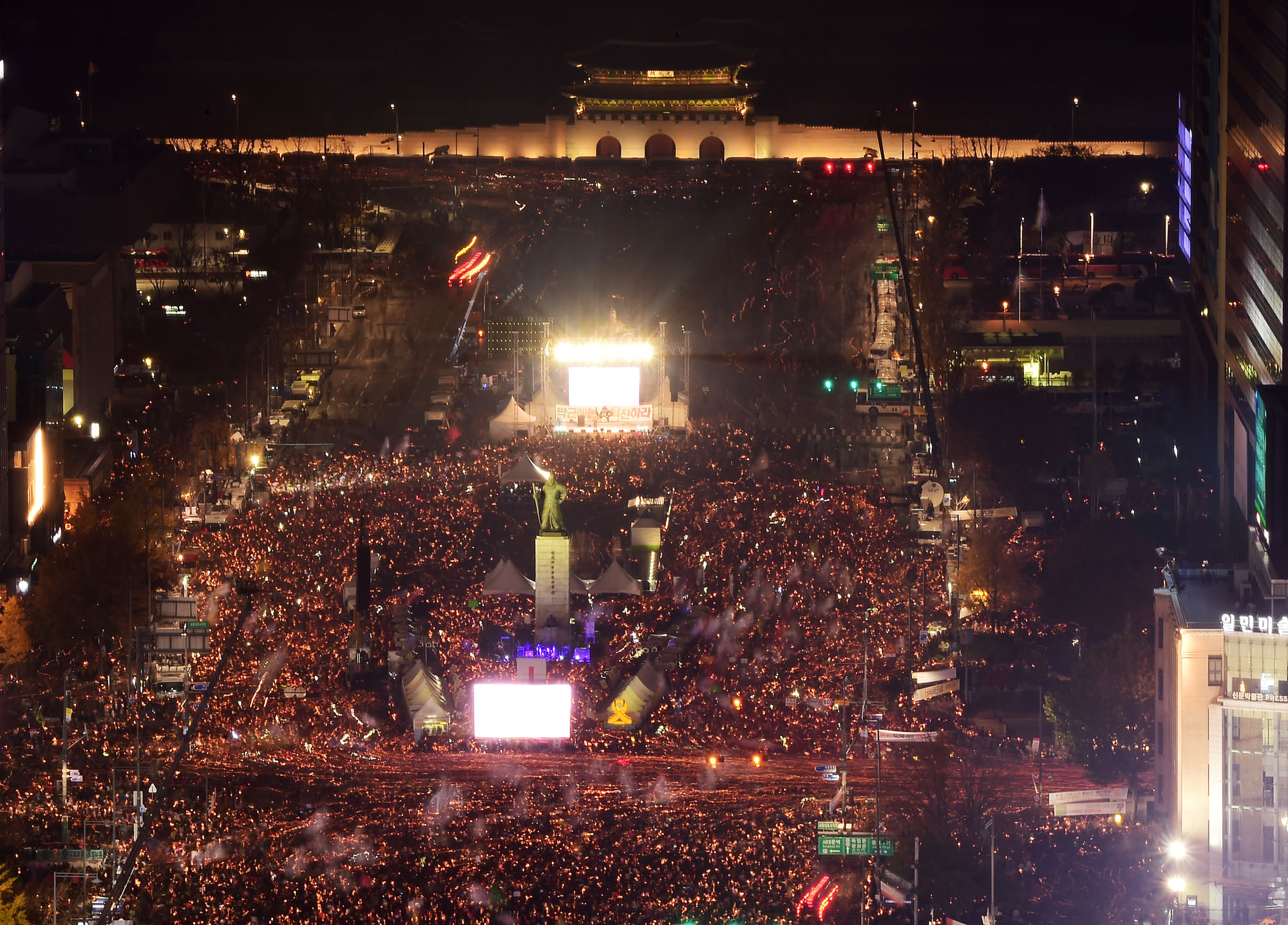 집회;시위;촛불;촛불집회;촛불문화제;광화문;최순실;박근혜