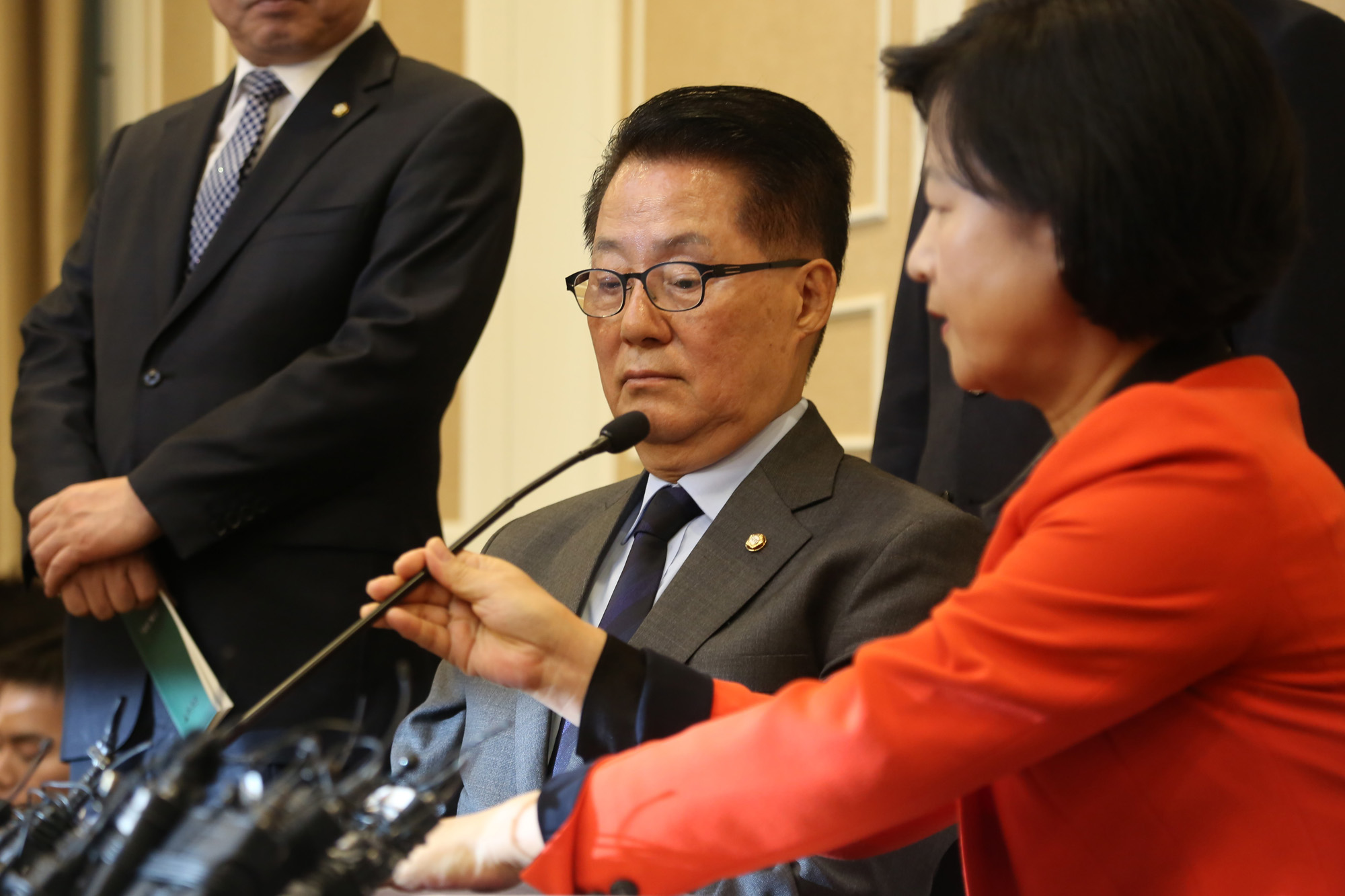 정치;국회;야3당대표회동;박지원;추미애;심상정;당대표