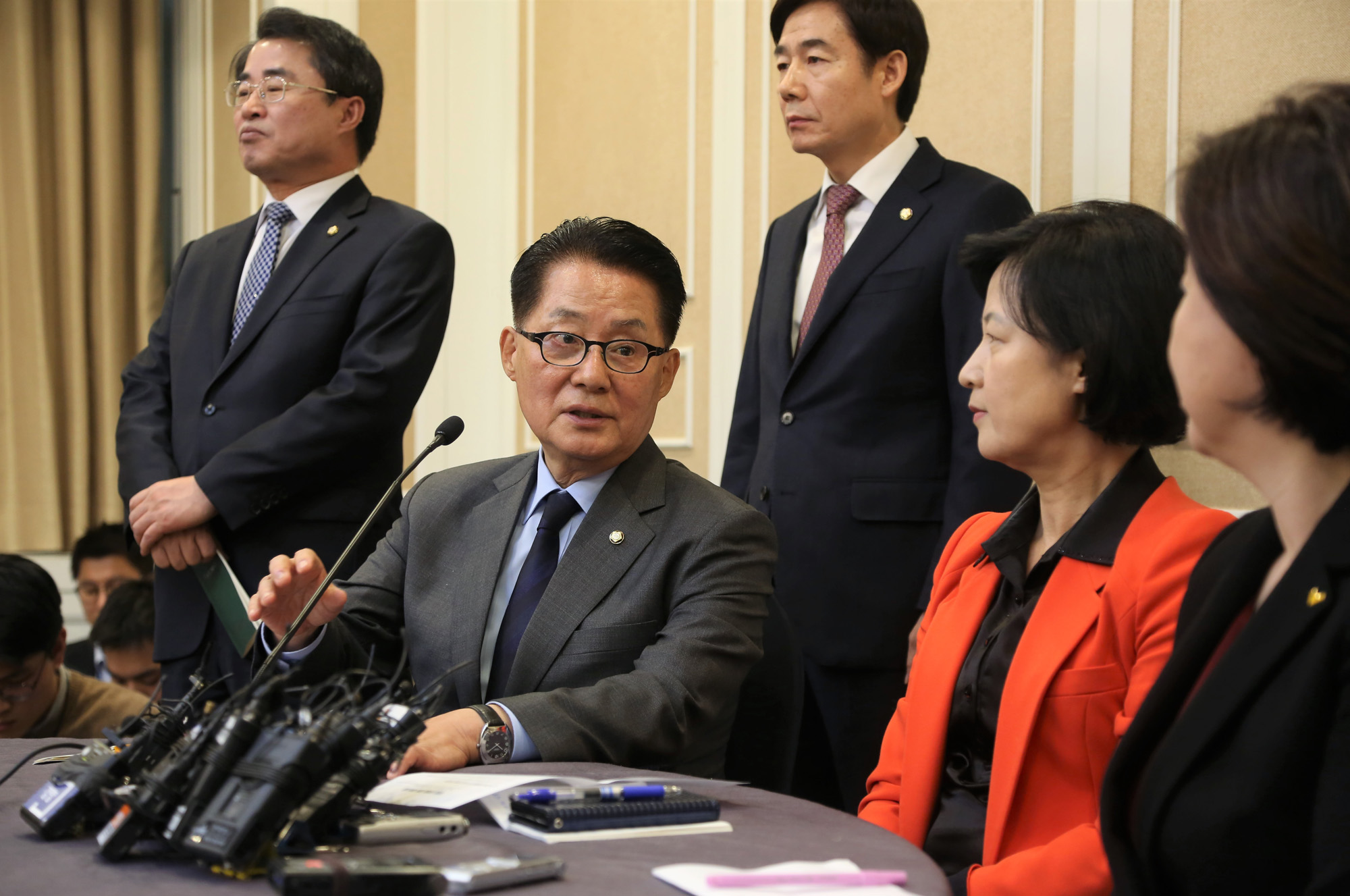 정치;국회;야3당대표회동;박지원;추미애;심상정;당대표