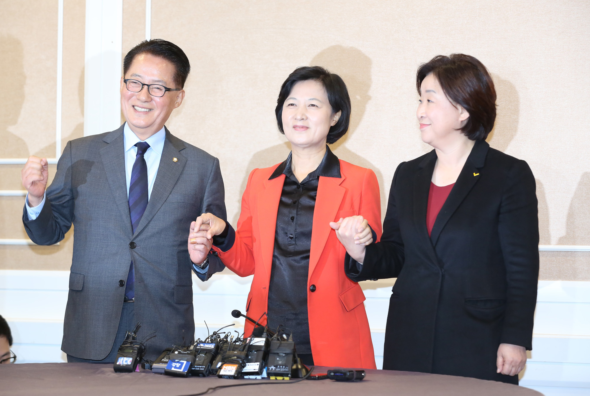 정치;국회;야3당대표회동;박지원;추미애;심상정;당대표