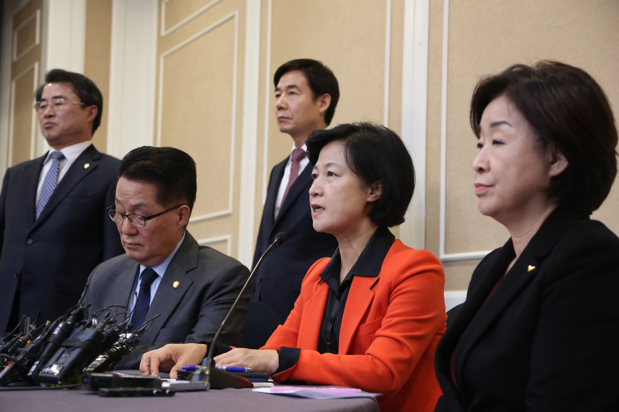 정치;국회;야3당대표회동;박지원;추미애;심상정;당대표