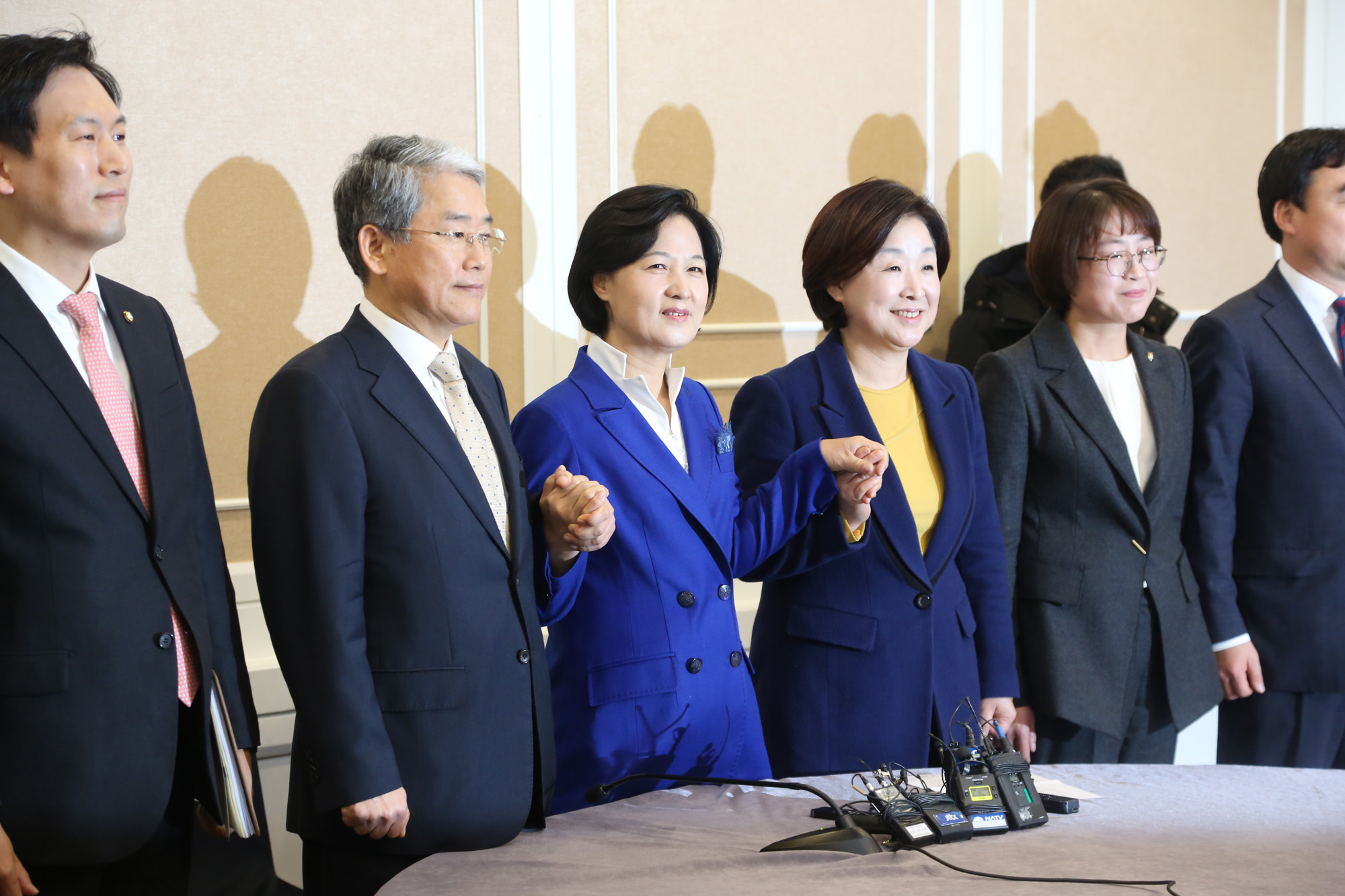 정치;국회;야3당대표;추미애;심상정;김동철