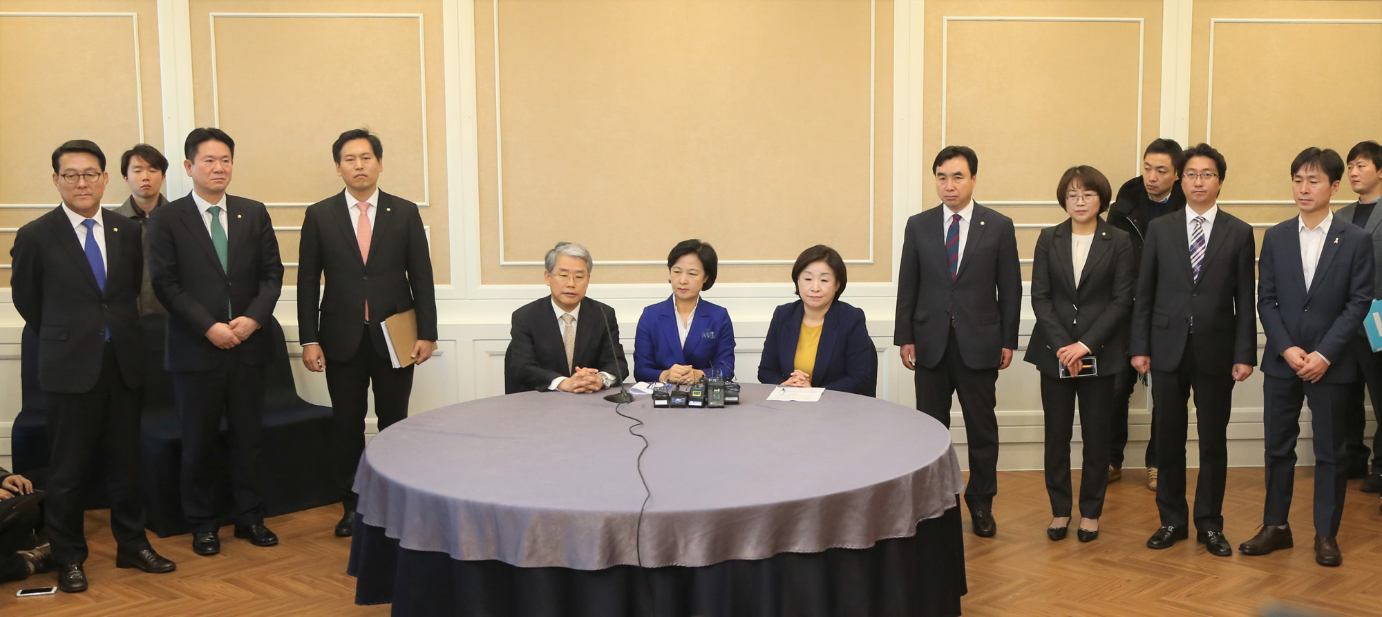 정치;국회;야3당대표;추미애;심상정;김동철