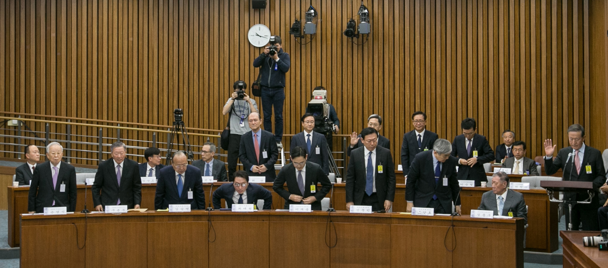 최순실게이트;국회;국정조사;1차청문회;재벌;그룹;총수;회장