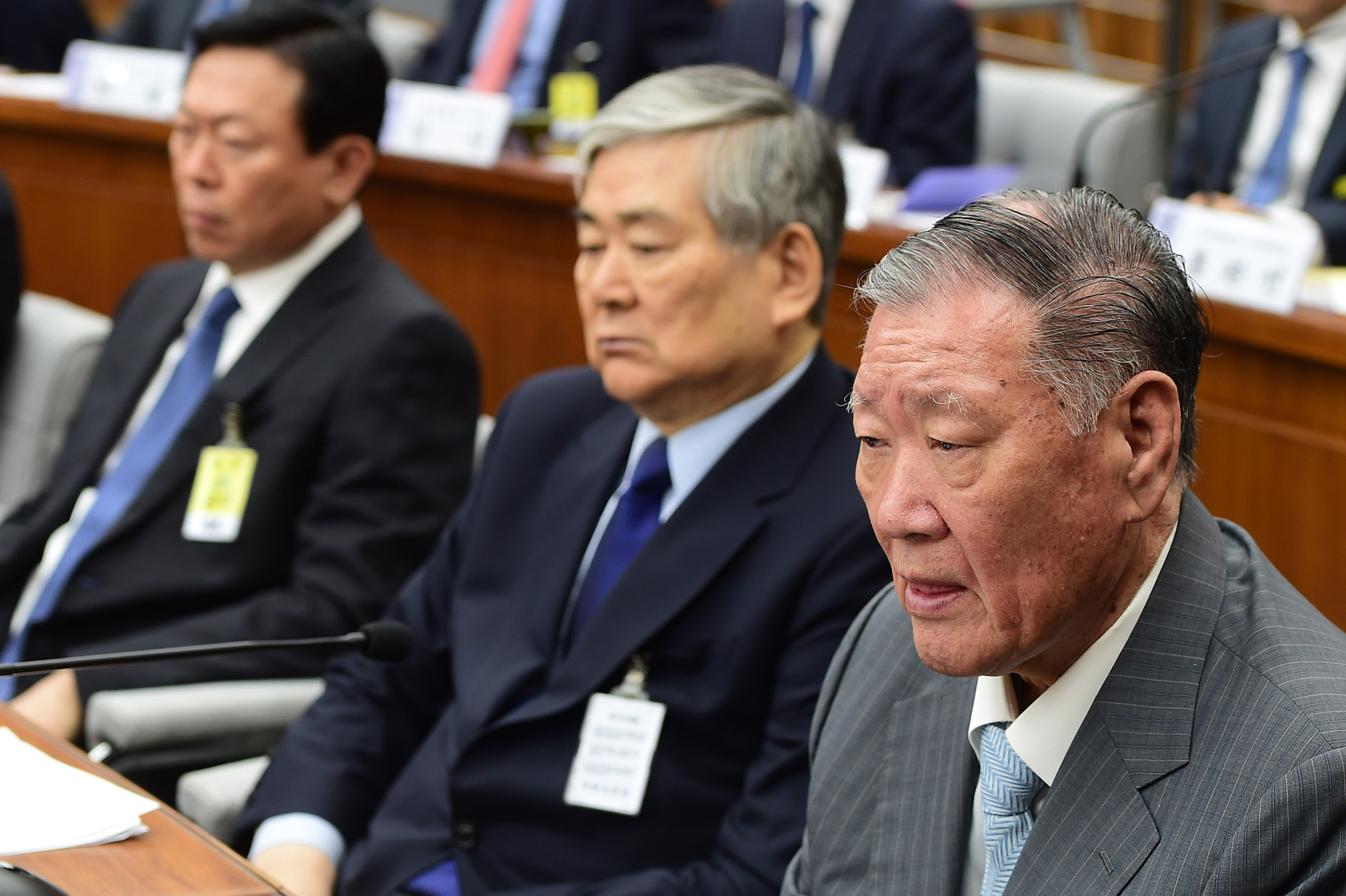 최순실게이트;국회;국정조사;1차청문회;재벌;그룹;총수;회장