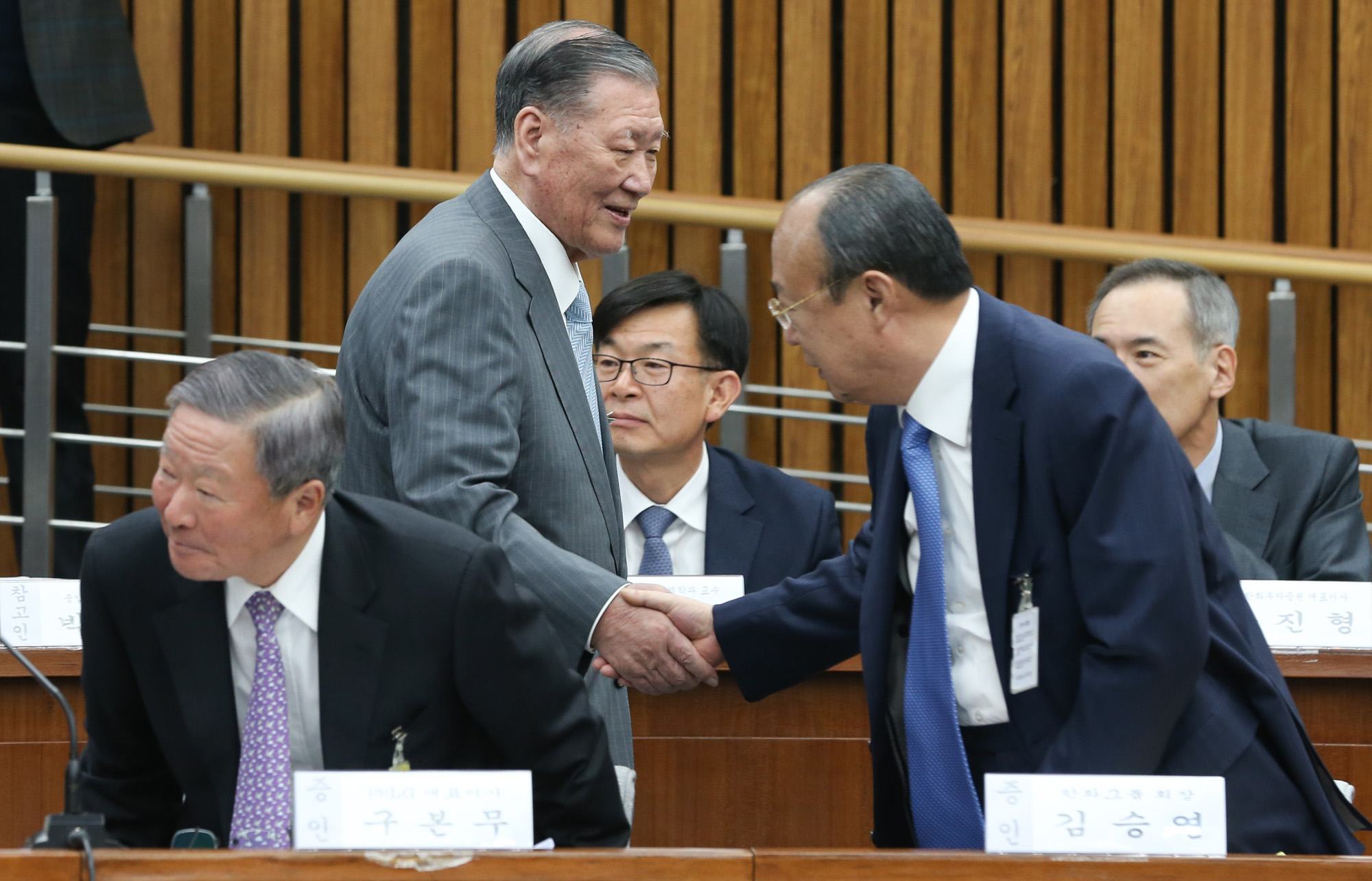 최순실게이트;국회;국정조사;1차청문회;재벌;그룹;총수;회장