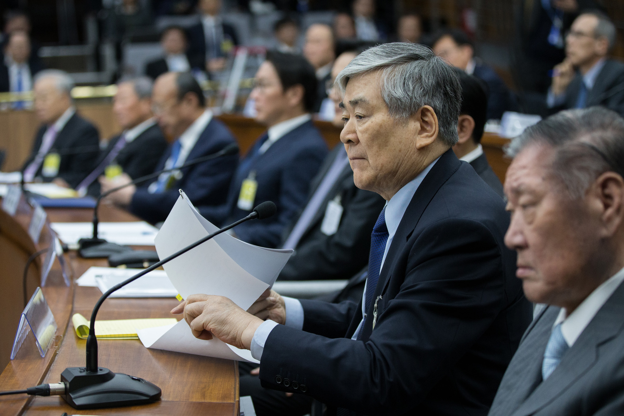 최순실게이트;국회;국정조사;1차청문회;재벌;그룹;총수;회장