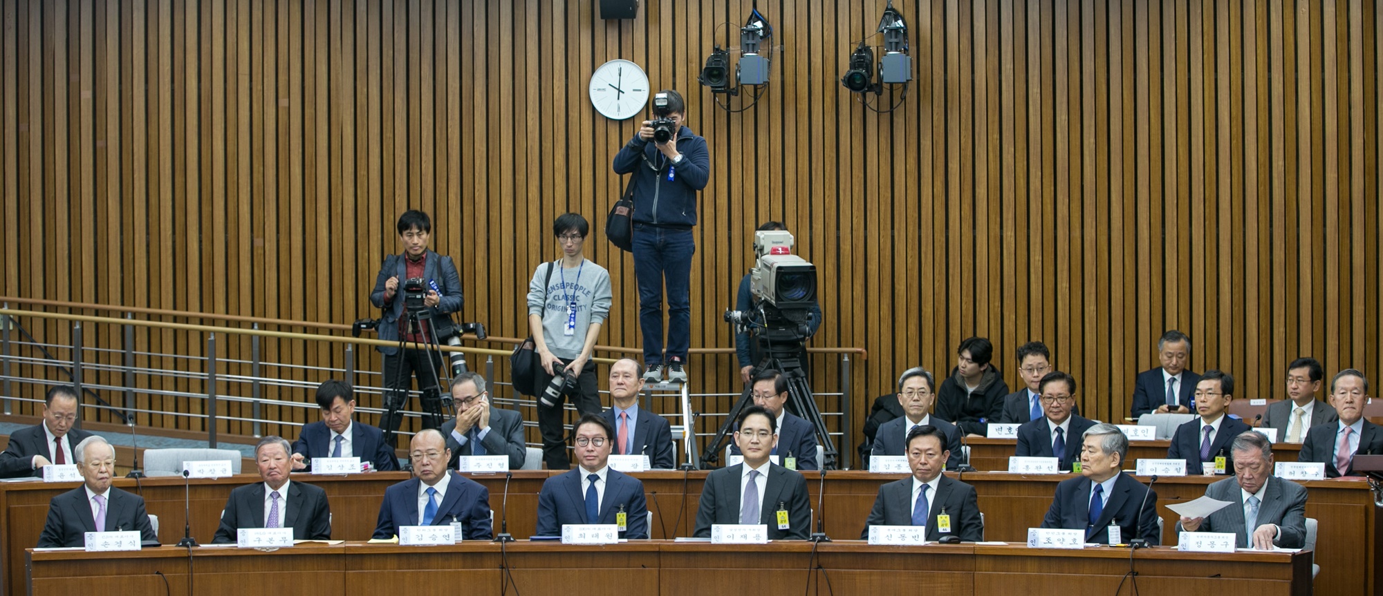 최순실게이트;국회;국정조사;1차청문회;재벌;그룹;총수;회장