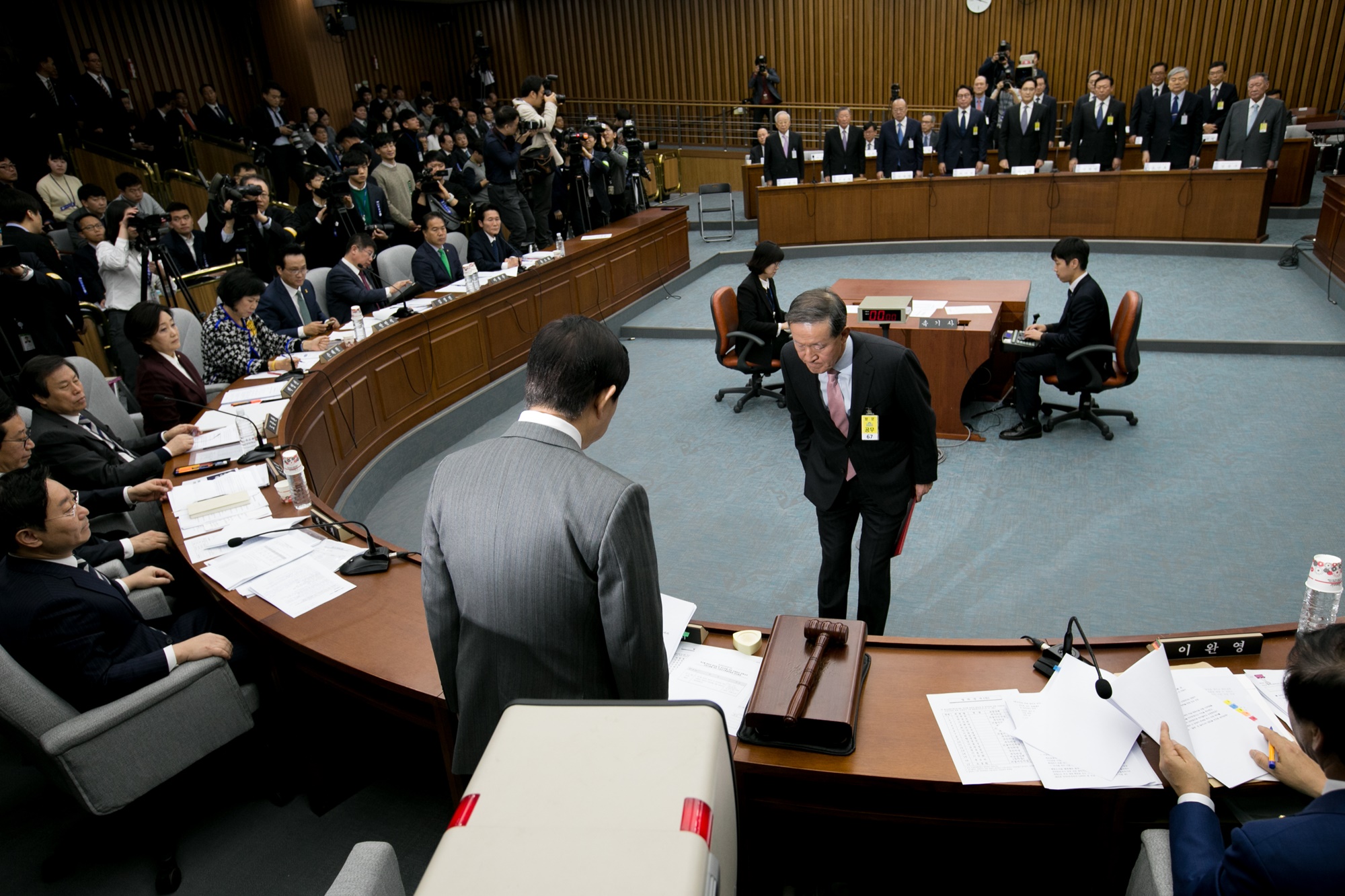 최순실게이트;국회;국정조사;1차청문회;재벌;그룹;총수;회장