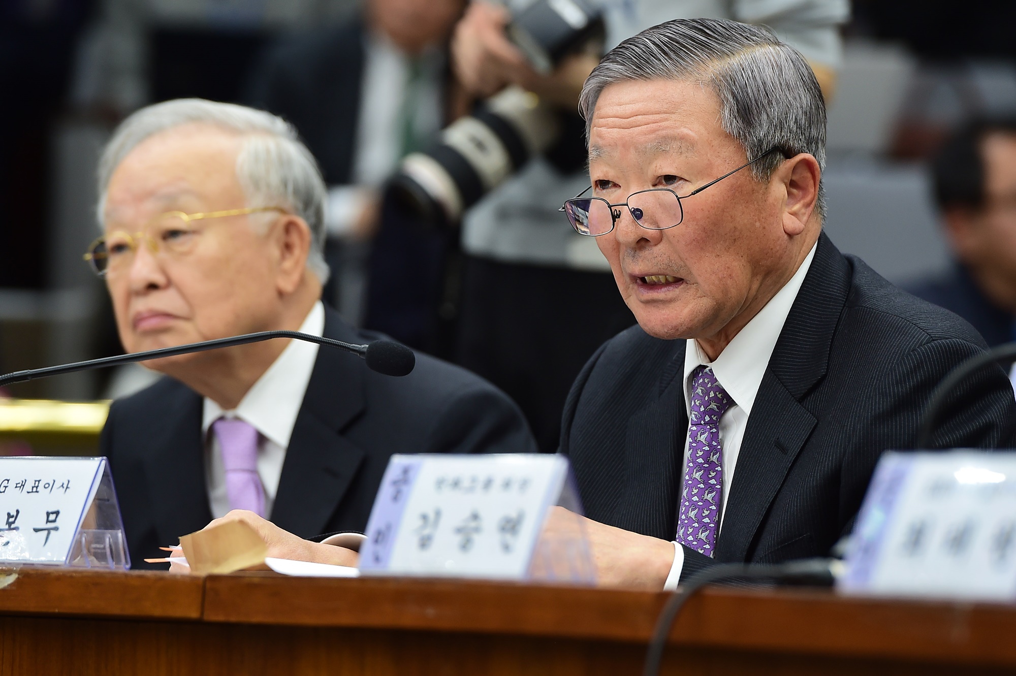 최순실게이트;국회;국정조사;1차청문회;재벌;그룹;총수;회장