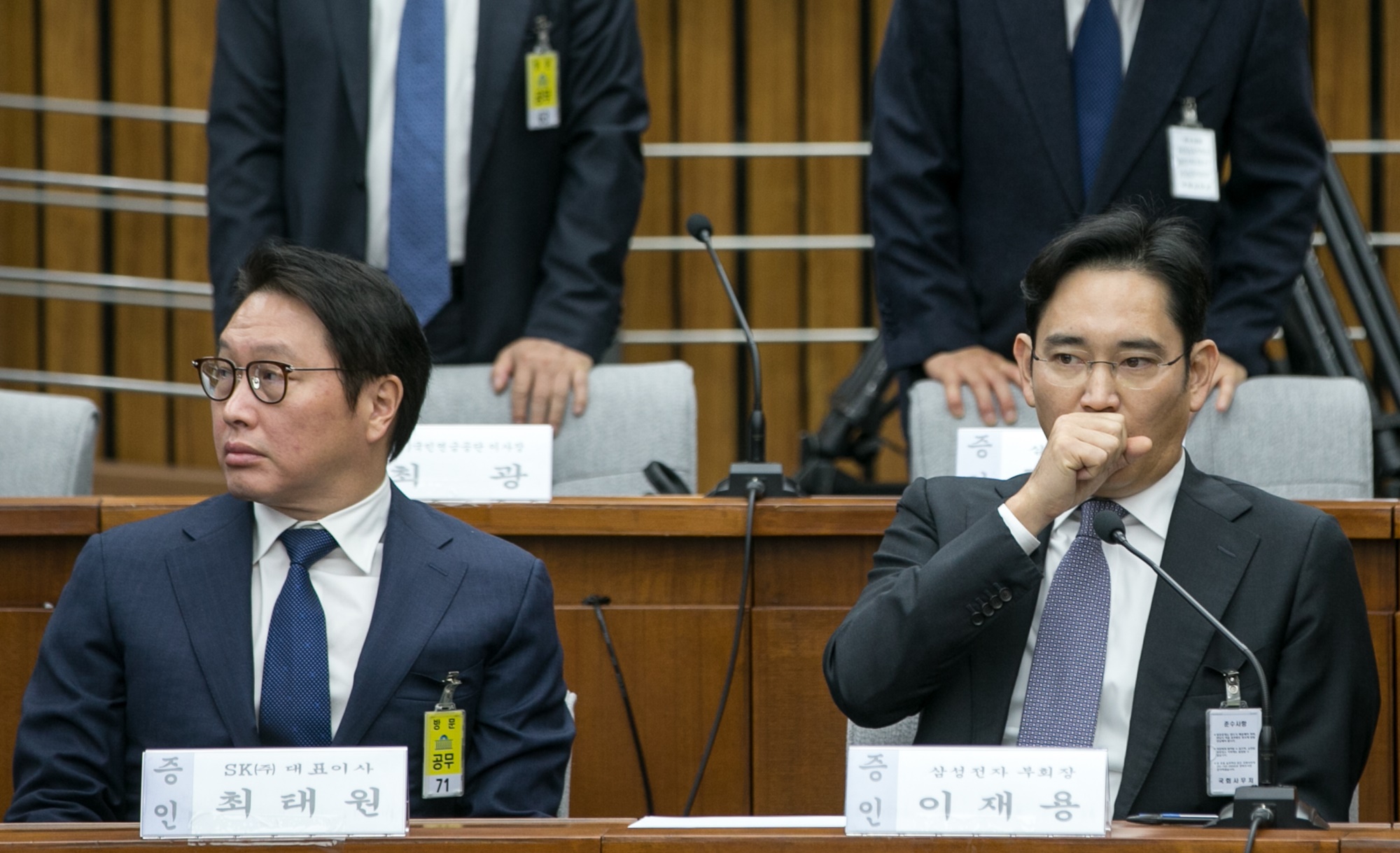 최순실게이트;국회;국정조사;1차청문회;재벌;그룹;총수;회장