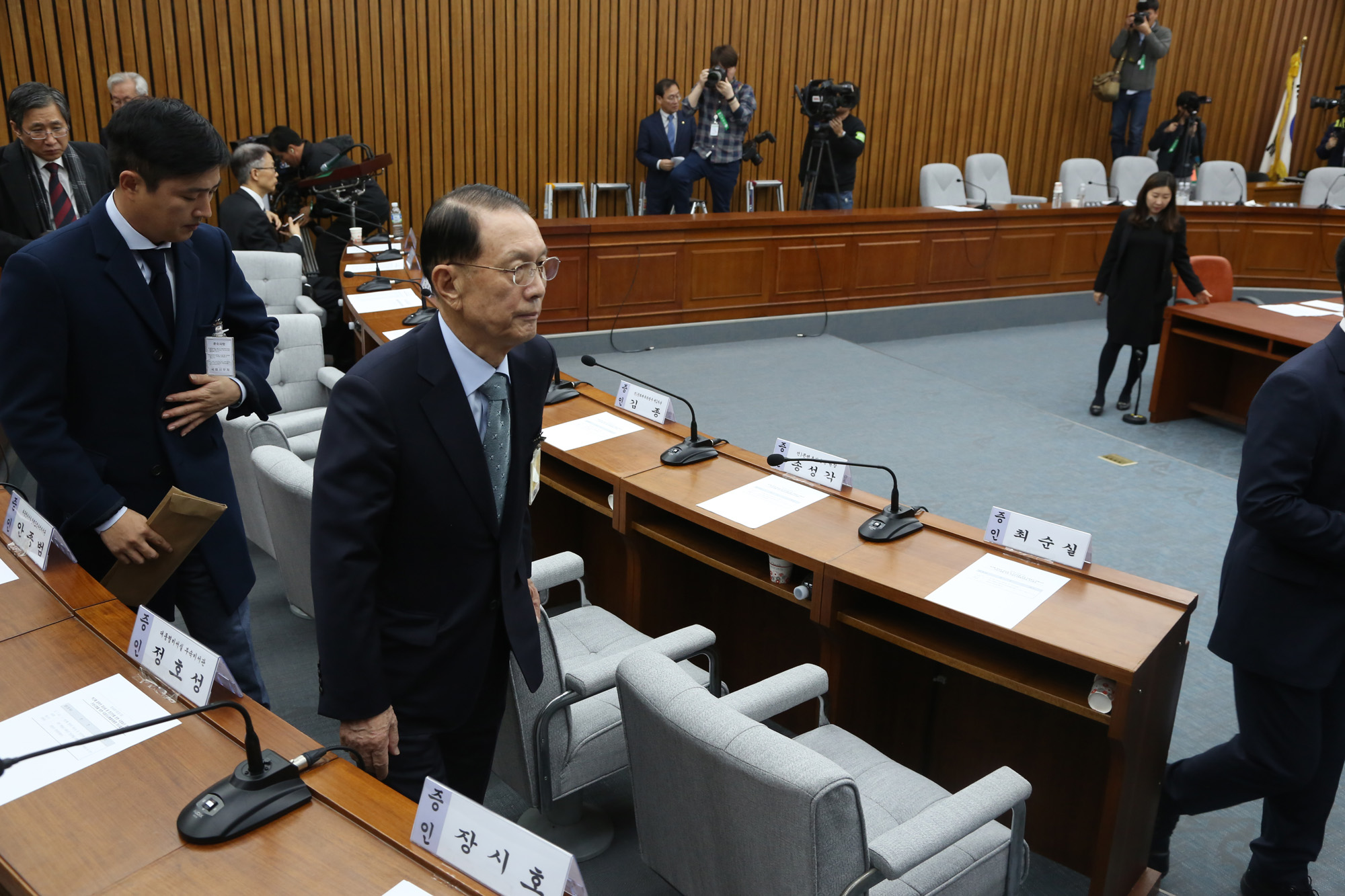 정치;국회;최순실국조특위;김기춘;차은택;김종;고영태;청문회증인출석
