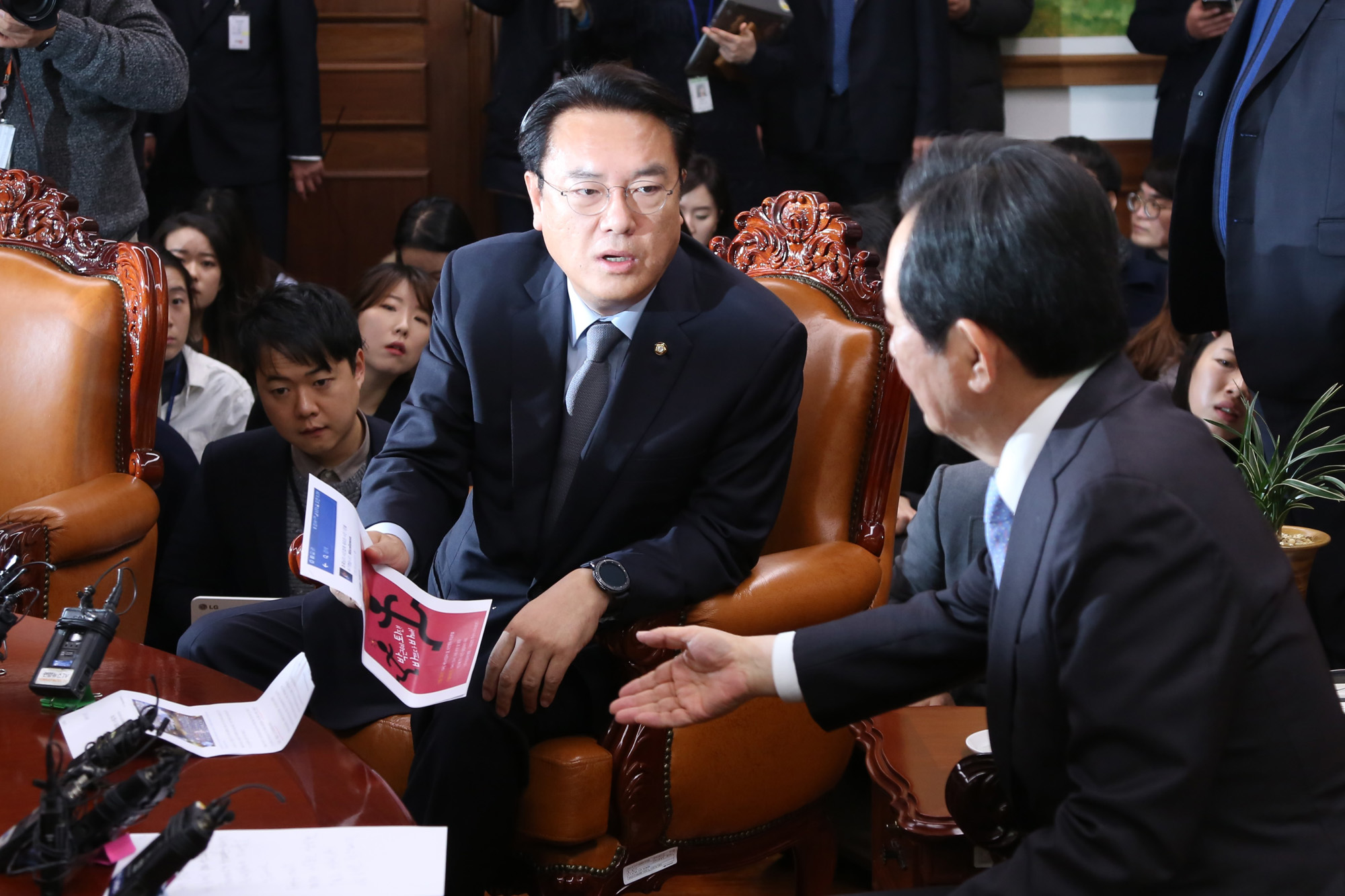 정치;국회;야3당원내대표;원내대표;우상호;박지원;정진석;정세균