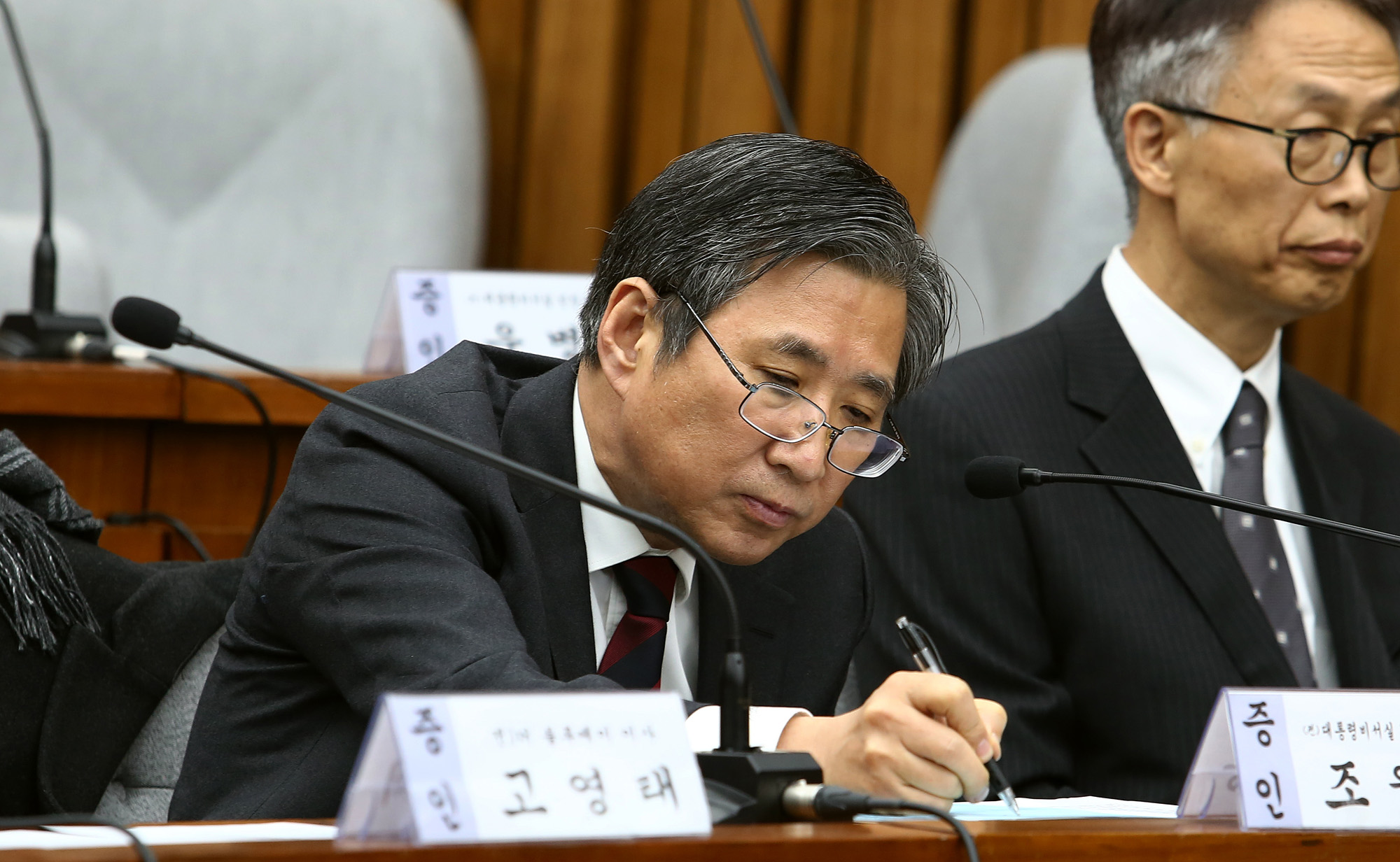 최순실게이트;국회;국정조사;2차청문회;김기춘;장시호;차은택;김종;고영태;송성각;김재열